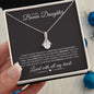 To My Bonus Daughter | Alluring Beauty Necklace | With All My Heart