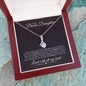 To My Bonus Daughter | Alluring Beauty Necklace | With All My Heart