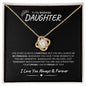 To My Badass Daughter | Love Knot Necklace | Love Forever