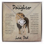 To My Daughter | Love Knot Necklace | This Old Lion Has Your Back | Love, Dad