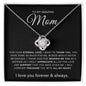 To Mom | Love Knot Necklace | With All My Heart