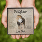 To My Daughter | Love Knot Necklace | This Old Lion Has Your Back | Love, Dad