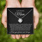 To My Beautiful Mom | Love Knot Necklace | Mother's Day | Birthday | From Daughter | From Son