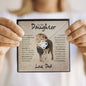 To My Daughter | Love Knot Necklace | This Old Lion Has Your Back | Love, Dad