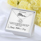 To Mom | Love Knot Necklace | I'LL Love You Forever | Happy Mother's Day