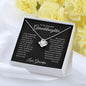 To My Beautiful Granddaughter | Love Knot Necklace | Always Be Brave | Love, Grandpa
