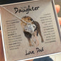 To My Daughter | Love Knot Necklace | This Old Lion Has Your Back | Love, Dad