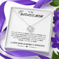 To My Badass Mom | Love Knot Necklace | My Fearless Superhero | I Love You Always