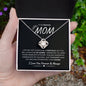 To MyBadass Mom | Love Knot Necklace | I Love You Forever & Always