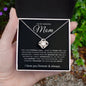 To Mom | Love Knot Necklace | With All My Heart
