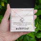 Will You Be My Bridesmaid? | Love Knot Necklace