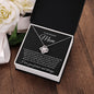 To My Beautiful Mom | Love Knot Necklace | Mother's Day | Birthday | From Daughter | From Son