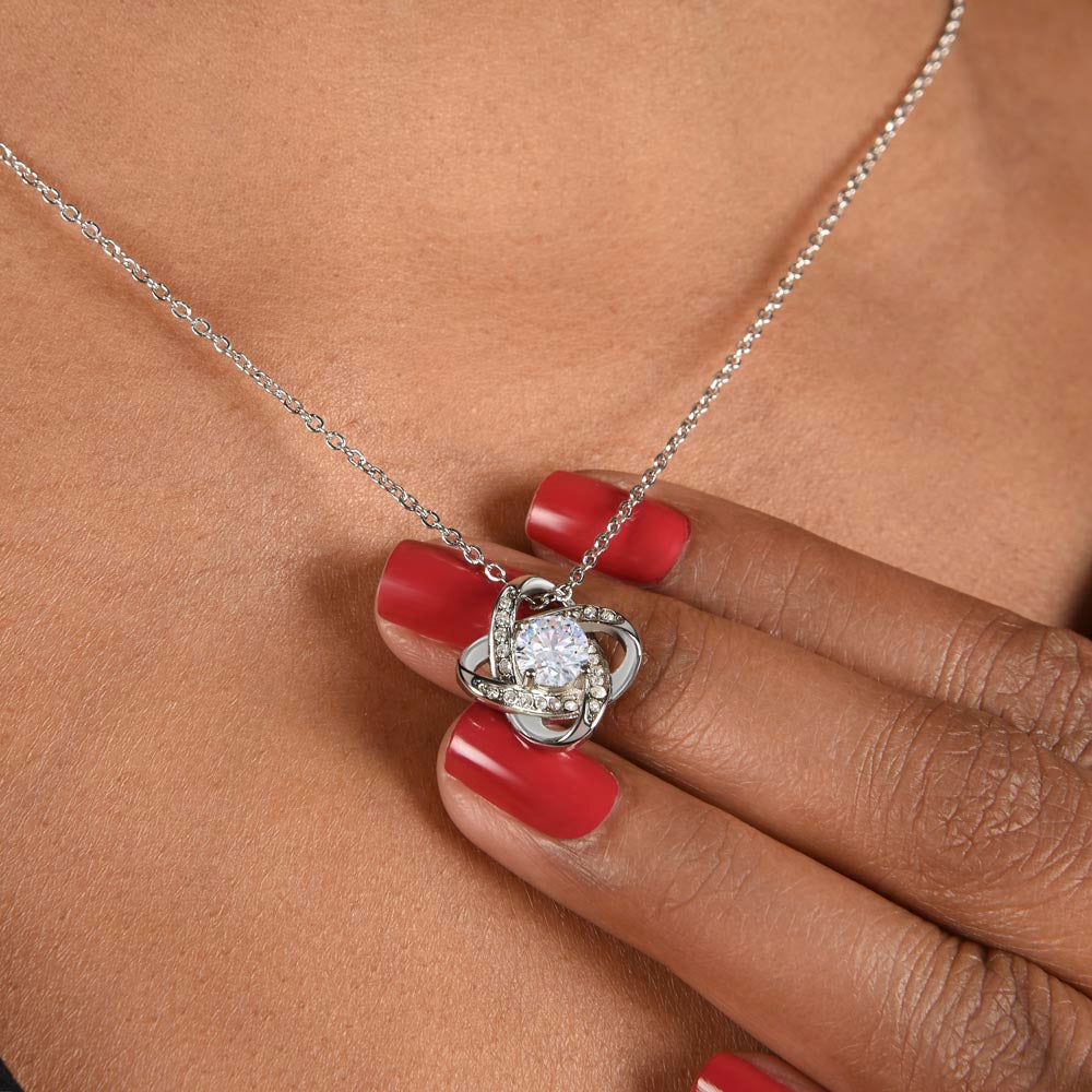 To My Badass Mom | Love Knot Necklace | Fearless Superhero | I Love You