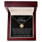To My Beautiful Mom | Love Knot Necklace | Mother's Day | Birthday | From Daughter | From Son