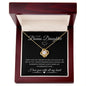 To My Bonus Daughter | Love Knot Necklace | With All My Heart!