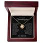To My Beautiful Granddaughter | Love Knot Necklace | Always Be Brave | Love, Grandpa