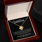 To My Badass Daughter | Love Knot Necklace | Love Forever