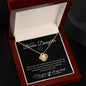 To My Bonus Daughter | Love Knot Necklace | With All My Heart!