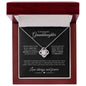 To My Beautiful Granddaughter | Love Knot Necklace | Love Always & Forever