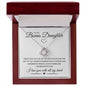 To My Bonus Daughter | Love Knot Necklace | The Brightest Start | With All My Heart