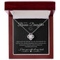 To My Bonus Daughter | Love Knot Necklace | With All My Heart!