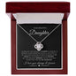 To My Beautiful Daughter | Love Knot Necklace | Love You Always & Forever |
