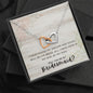 Will You Be My Bridesmaid? | Interlocking Hearts Necklace