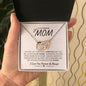 To My Badass Mom | Interlock Necklace | I Love You Forever & Always