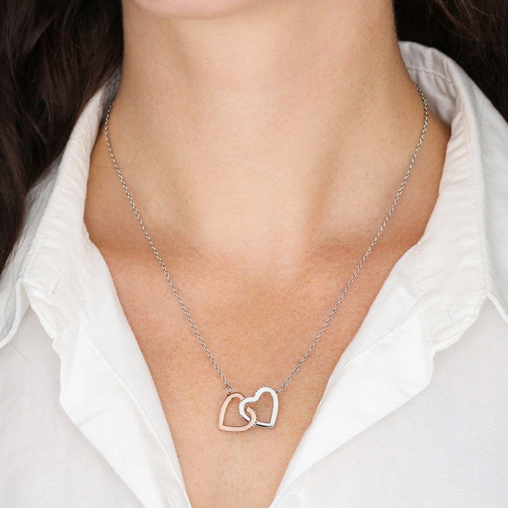 To My Amazing Mom | Interlocking Hearts Necklace | Forever Connected | Forever & Always
