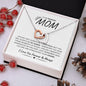 To My Badass Mom | Interlock Necklace | I Love You Forever & Always