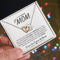 To My Badass Mom | Interlock Necklace | I Love You Forever & Always