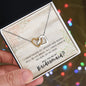 Will You Be My Bridesmaid? | Interlocking Hearts Necklace