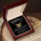 To My Badass Daughter | Interlock Hearts Necklace | Love Always