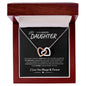 To My Badass Daughter | Interlock Hearts Necklace | Love Always