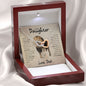 To My Daughter | Interlocking Hearts Necklace | This Old Lion Has Your Back | Love, Dad