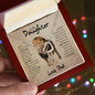 To My Daughter | Interlocking Hearts Necklace | This Old Lion Has Your Back | Love, Dad