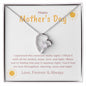 To Mom | Forever Love Necklace | Happy Mother's Day | Love, Forever & Always