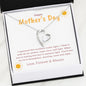 To Mom | Forever Love Necklace | Happy Mother's Day | Love, Forever & Always