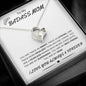 To My Badass Mom | Forever Love Necklace | My Fearless Superhero | I Love You