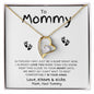 To Mommy | Forever Love Necklace | From Husband | From Mom | From Dad | From GrandMa & GrandPa | From Friend