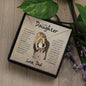 To My Daughter | Forever Love Necklace | This Old Lion Has Your Back | Love, Dad