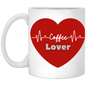 Heart Coffee Lover 11 oz. Mug