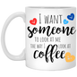 Look At Me 11 oz. White Coffee Mug