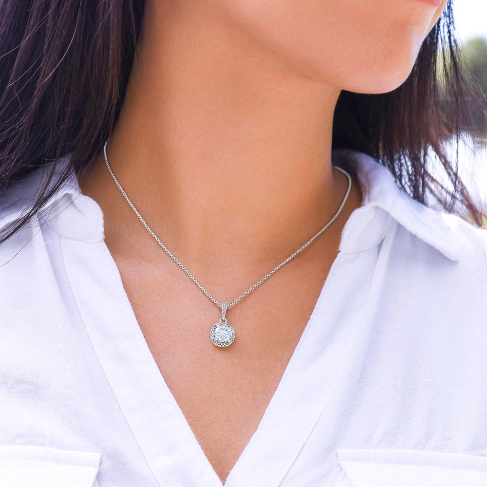 Graduation Gift For My Daughter,  Alluring Beauty Necklace | Love, Mom & Dad