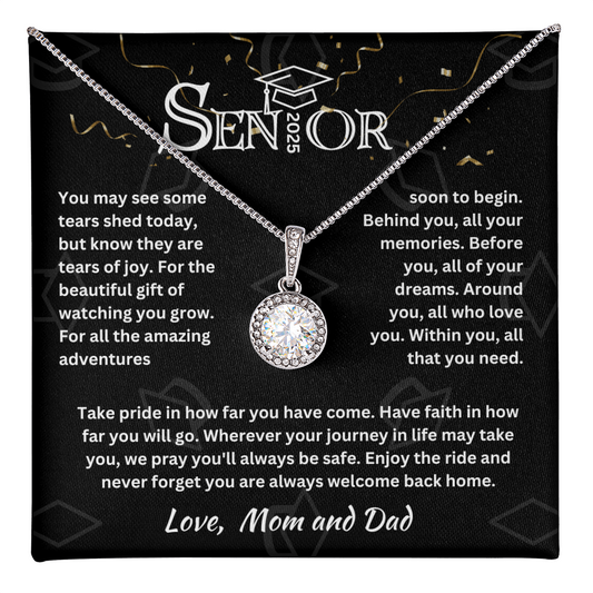 Graduation Gift For My Daughter, Eternal Hope Necklace | Love, Mom & Dad