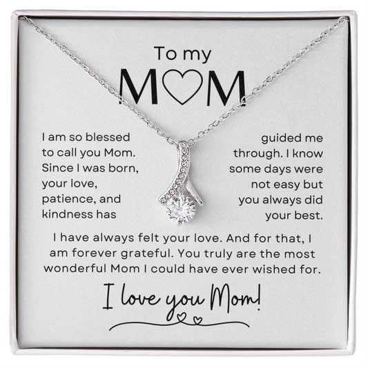 Gift For My Mom | Alluring Beauty Necklace | For Wife, Girlfriend, Best Friend | Dazzling Necklace