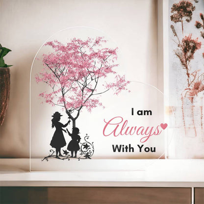 To My Daughter | Square Acrylic Plaque | I Am Always With You