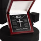 To My Man | CZ Cross Necklace | I Love You, Always