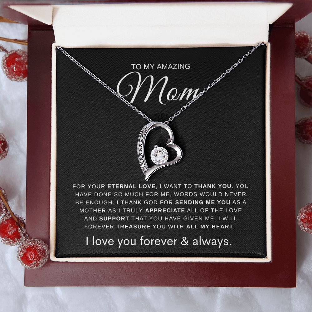 To Mom | Forever Love Necklace | With All My Heart