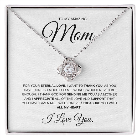 To Mom | Love Knot Necklace | I Love You